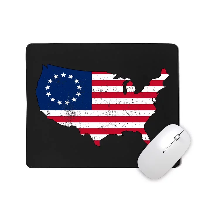 Betsy Ross USA Flag Revolutionary War Mousepad