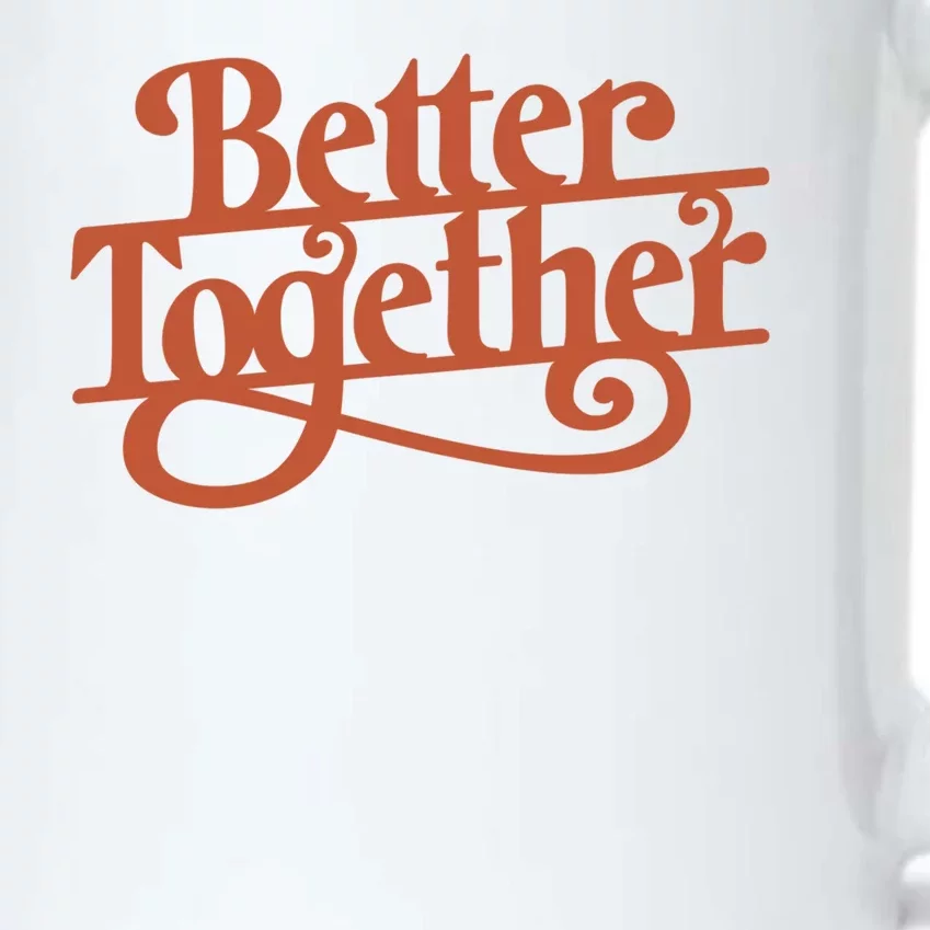 Better Together Black Color Changing Mug