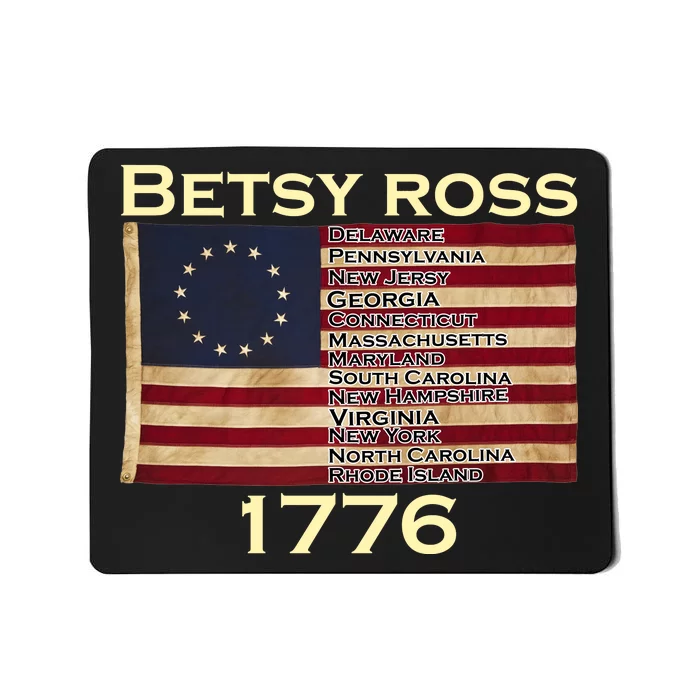 Betty Ross Original Colonies Flag Mousepad