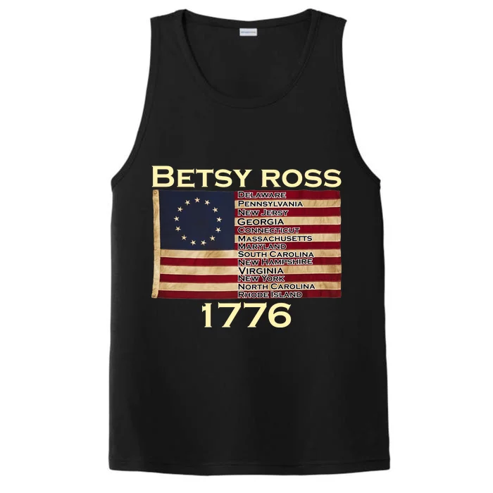 Betty Ross Original Colonies Flag Performance Tank