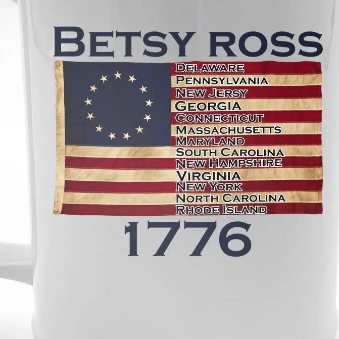 Betty Ross Original Colonies Flag Front & Back Beer Stein