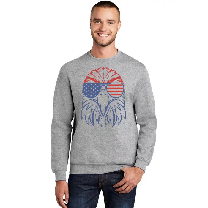 Bald Eagle Usa Flag 4th Of July Eagle Usa Sweatshirt