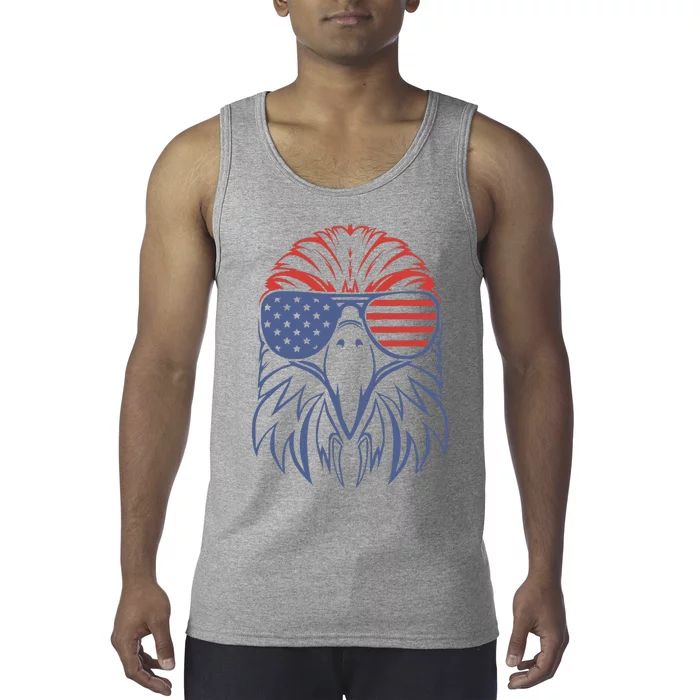 Bald Eagle Usa Flag 4th Of July Eagle Usa Tank Top