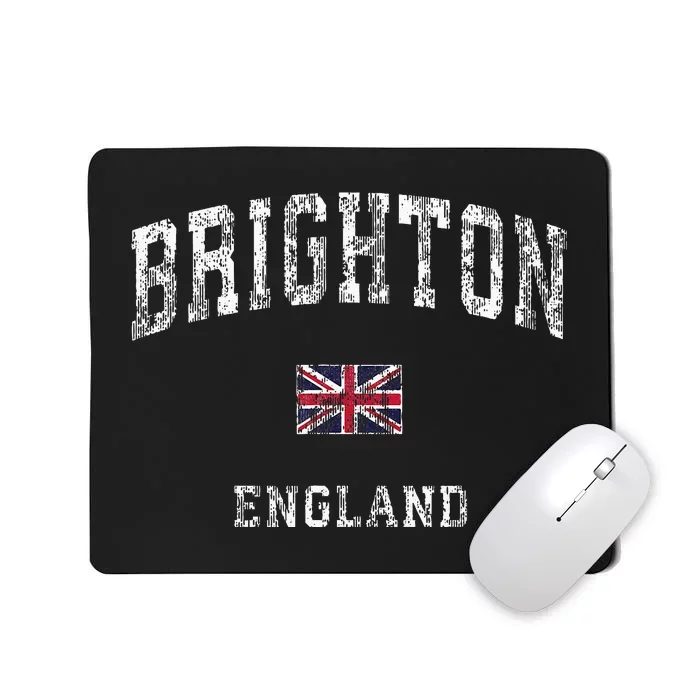 Brighton England Vintage Athletic Sports Mousepad