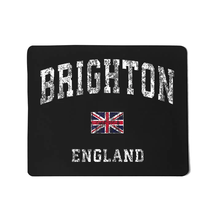 Brighton England Vintage Athletic Sports Mousepad