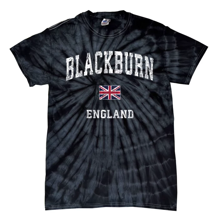 Blackburn England Vintage Athletic Sports Tie-Dye T-Shirt