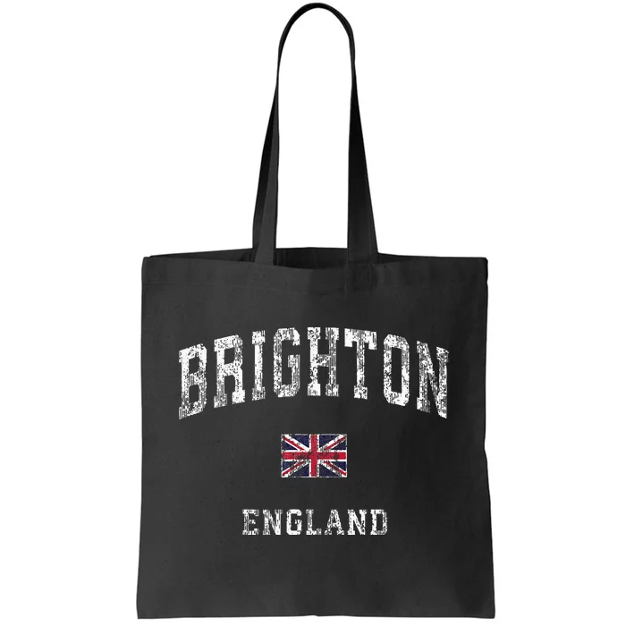 Brighton England Vintage Athletic Sports Tote Bag