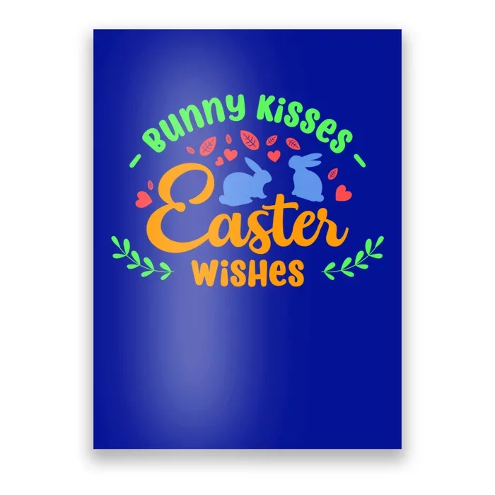 Bunny Easter Wishes Rabbit Owner Lover Gift Poster