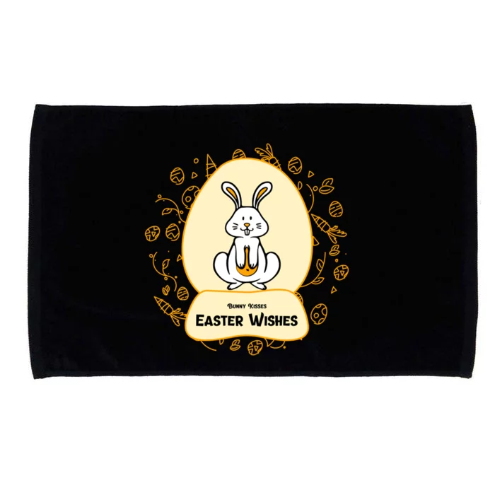 Bunny Easter Wishes Proverb Easter Bunny Easter Great Gift Microfiber Hand Towel