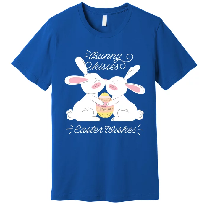 Bunny Easter Wishes! Cute Easter Design! Great Gift Premium T-Shirt