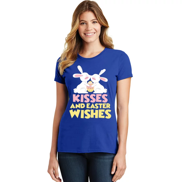 Bunny Easter Wishes Rabbit Easter Egg Easter Day Gift Women's T-Shirt