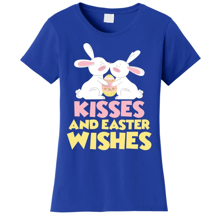 Bunny Easter Wishes Rabbit Easter Egg Easter Day Gift Women's T-Shirt