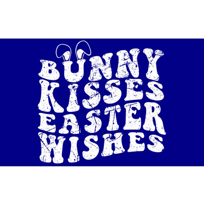 Bunny Easter Wishes Vintage Distressed Easter Gift Bumper Sticker