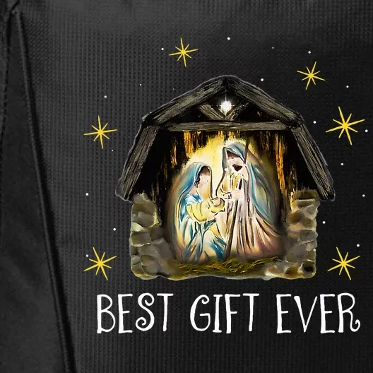 Best Ever Xmas Cool Jesus Nativity Scene Christian City Backpack