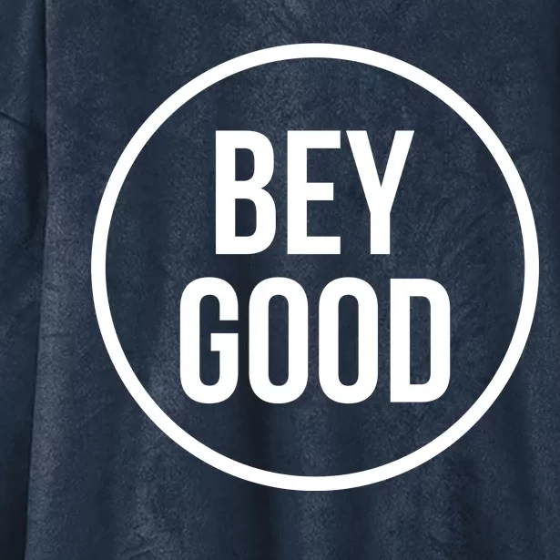 Bey Good Circle Logo Hooded Wearable Blanket