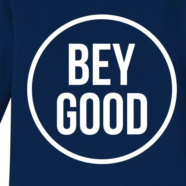 Bey Good Circle Logo Baby Long Sleeve Bodysuit