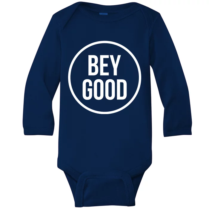 Bey Good Circle Logo Baby Long Sleeve Bodysuit