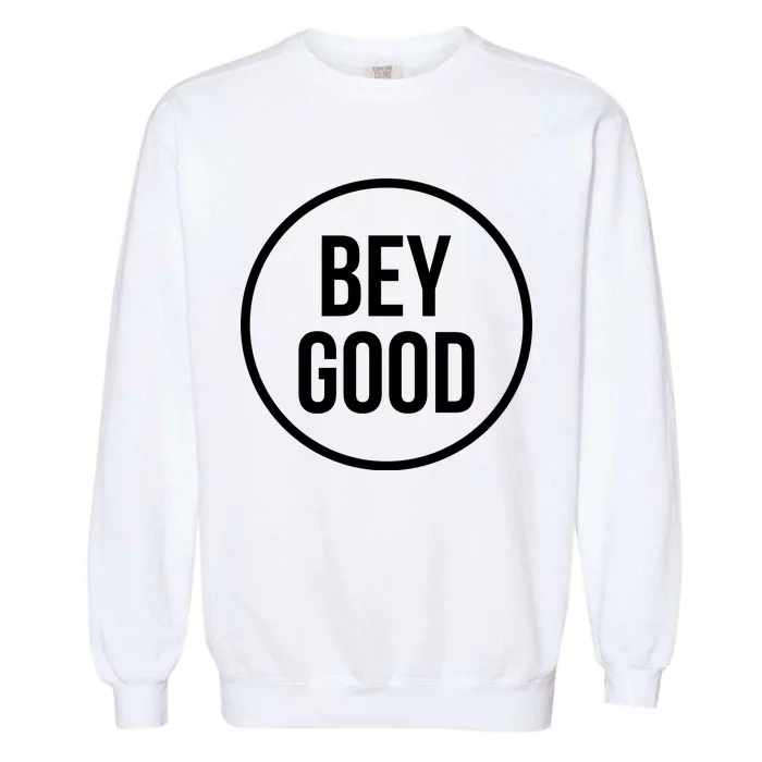 Bey Good Circle Logo Garment-Dyed Sweatshirt