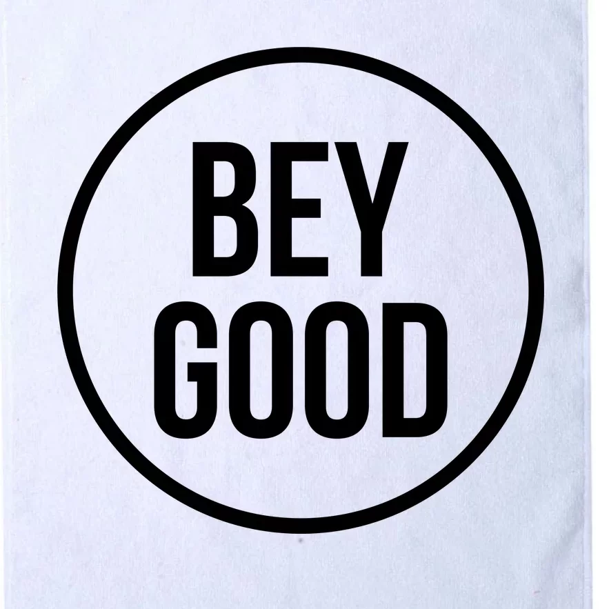 Bey Good Circle Logo Platinum Collection Golf Towel