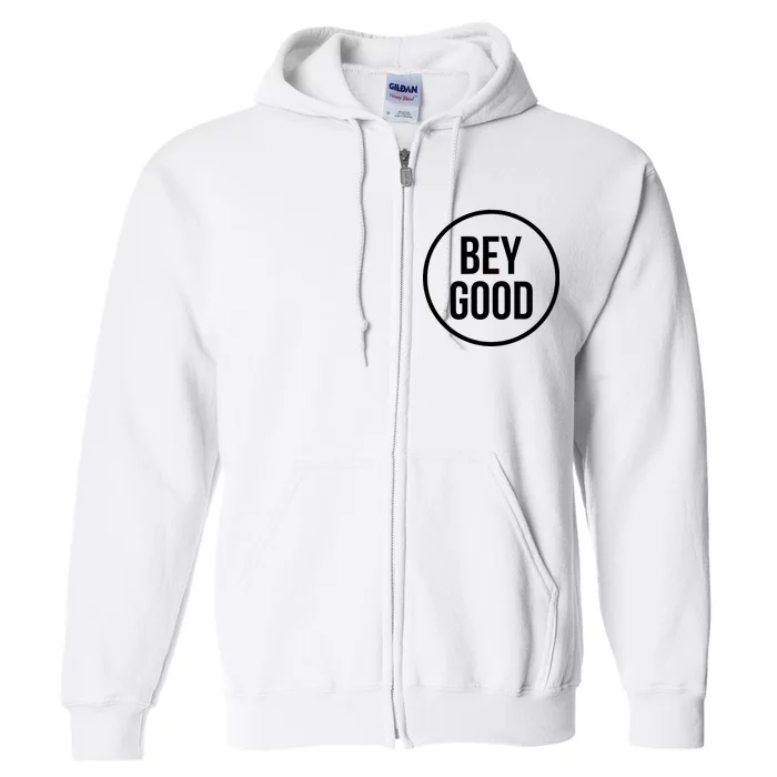 Bey Good Circle Logo Full Zip Hoodie