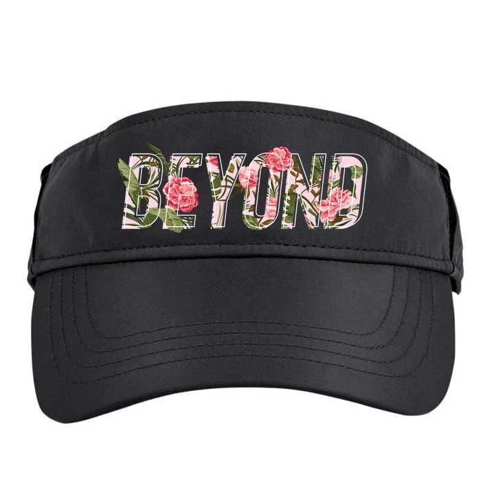 Beyond Flower Floral Style Adult Drive Performance Visor