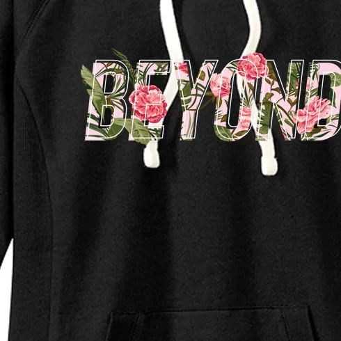 Beyond Flower Floral Style Women's Fleece Hoodie