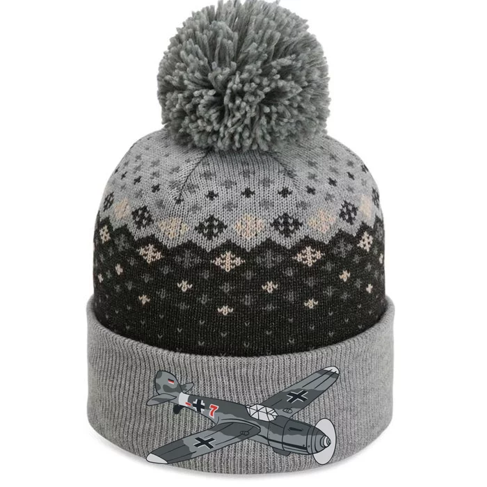 BF 109 Aircraft The Baniff Cuffed Pom Beanie