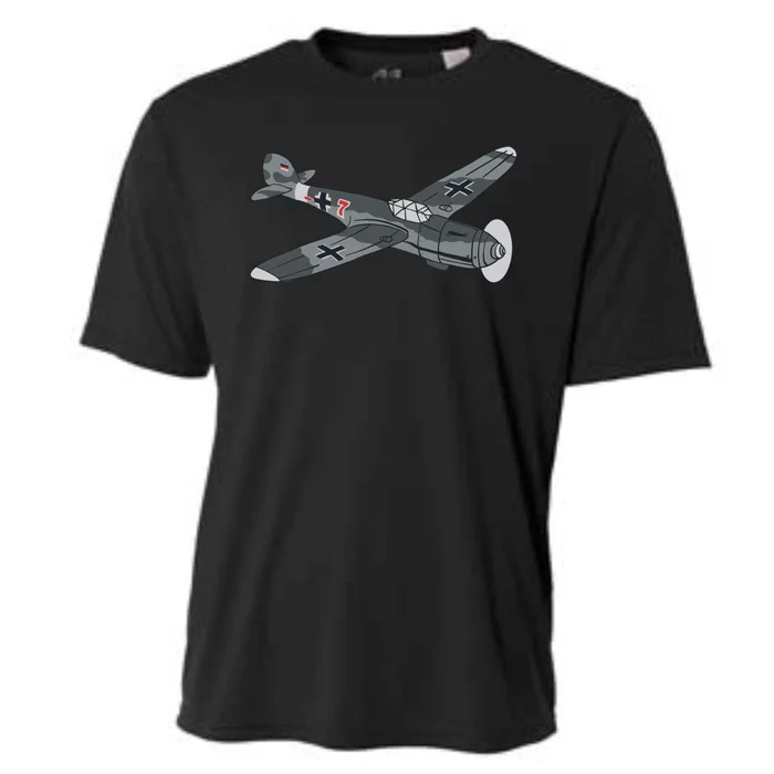 BF 109 Aircraft Cooling Performance Crew T-Shirt