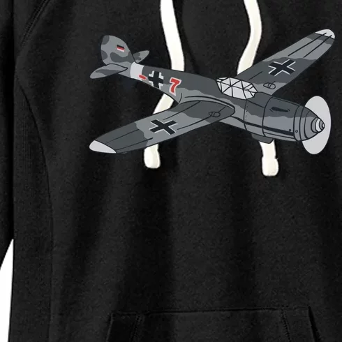 BF 109 Aircraft Women's Fleece Hoodie