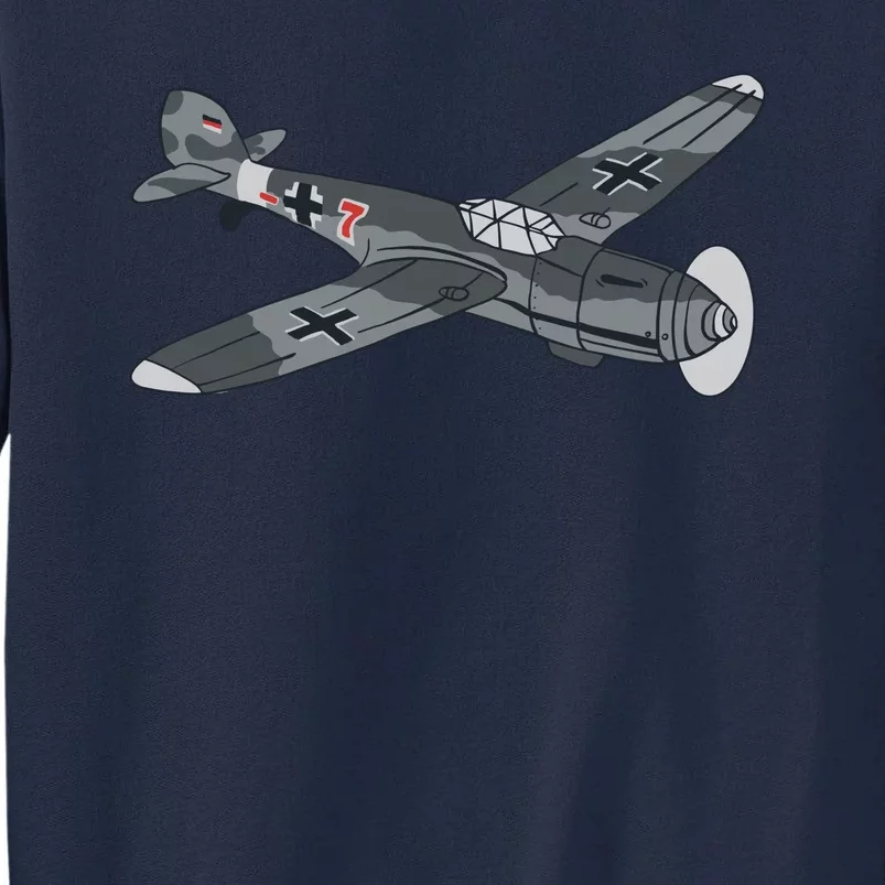 BF 109 Aircraft Tall Sweatshirt