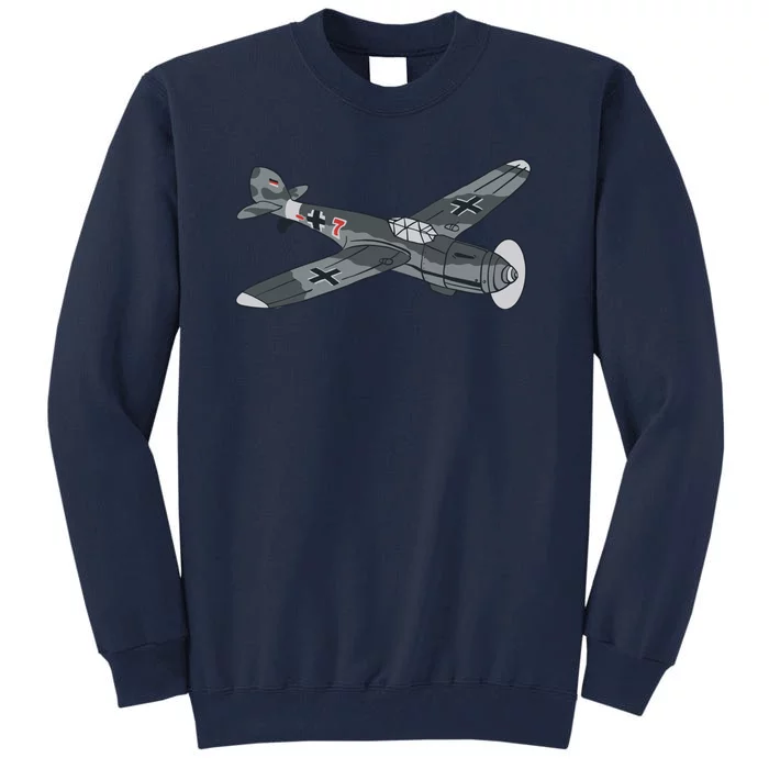 BF 109 Aircraft Tall Sweatshirt