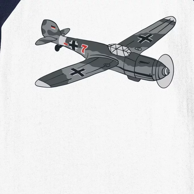 BF 109 Aircraft Baseball Sleeve Shirt