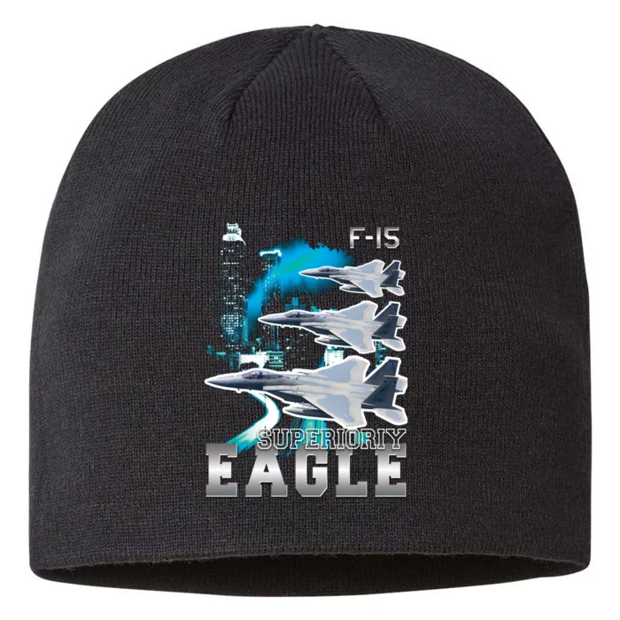 Bootleg F 15 Eagle USAF 8 1/2in Sustainable Knit Beanie