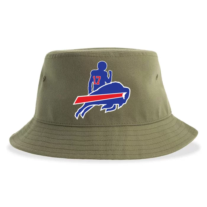 Buffalo Football 17 Perfect For Buffalo Fans Sustainable Bucket Hat