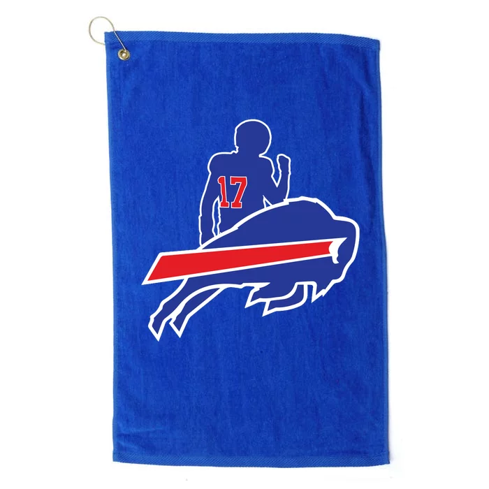 Buffalo Football 17 Perfect For Buffalo Fans Platinum Collection Golf Towel