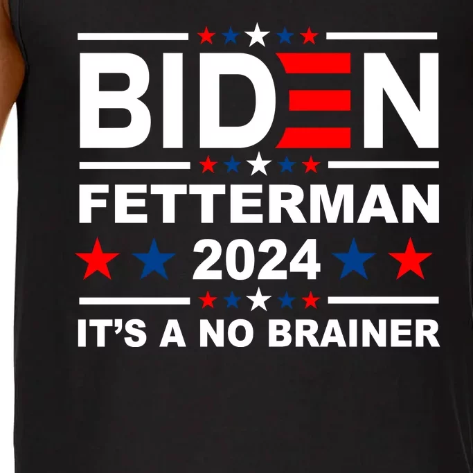 Biden Fetterman 2024 It's A No Brainer Comfort Colors® Tank Top