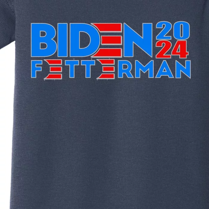 Biden Fetterman 2024 Baby Bodysuit