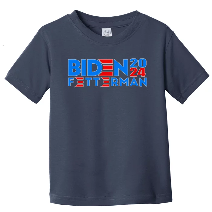 Biden Fetterman 2024 Toddler T-Shirt