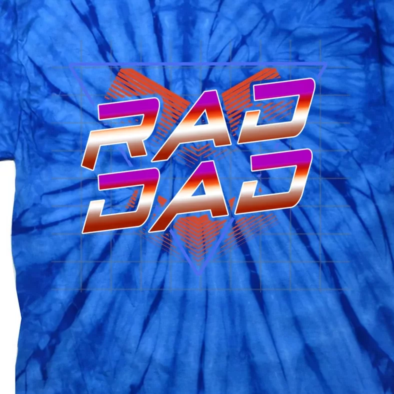 Best Father 80S Rad Dad FatherS Day Must Have Cute Gift Tie-Dye T-Shirt