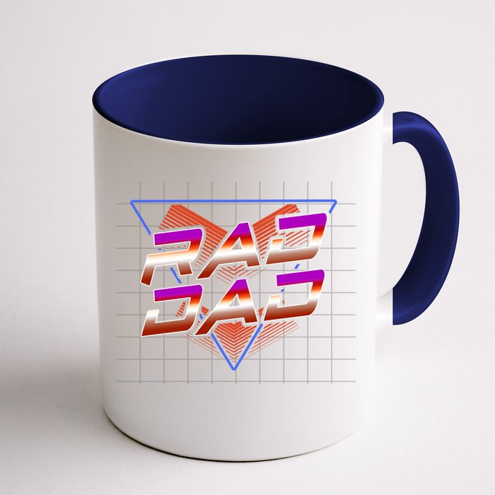 Best Father 80S Rad Dad FatherS Day Must Have Cute Gift Front & Back Coffee Mug