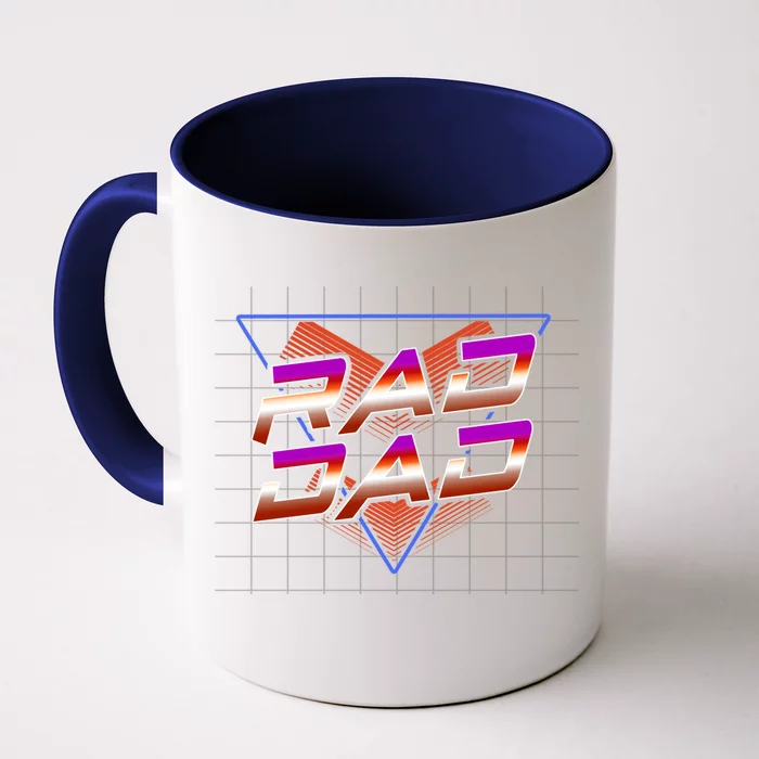 Best Father 80S Rad Dad FatherS Day Must Have Cute Gift Front & Back Coffee Mug