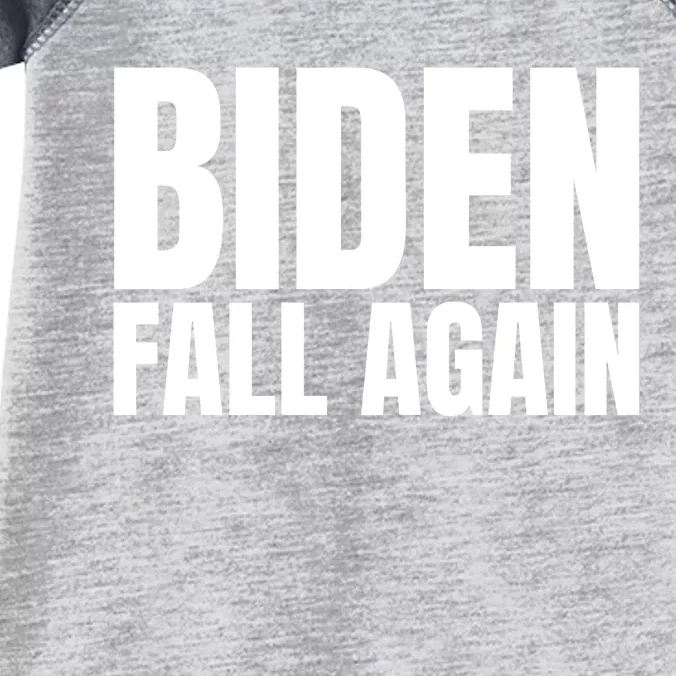 Biden Fall Again Funny Joe Biden Infant Baby Jersey Bodysuit