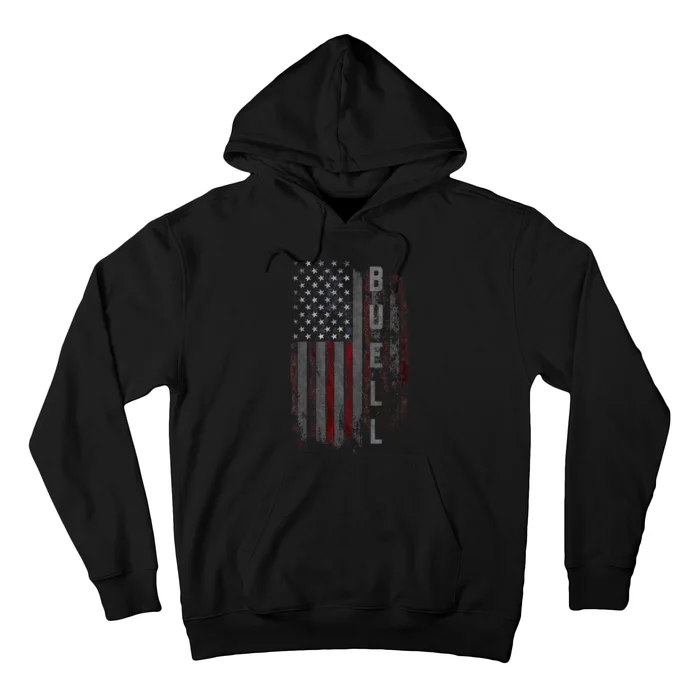 Buell Family American Flag Hoodie