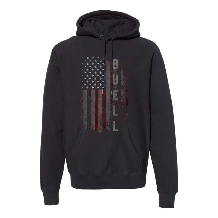 Buell Family American Flag Premium Hoodie