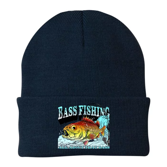 Bass Fishing All About That Bass Knit Cap Winter Beanie