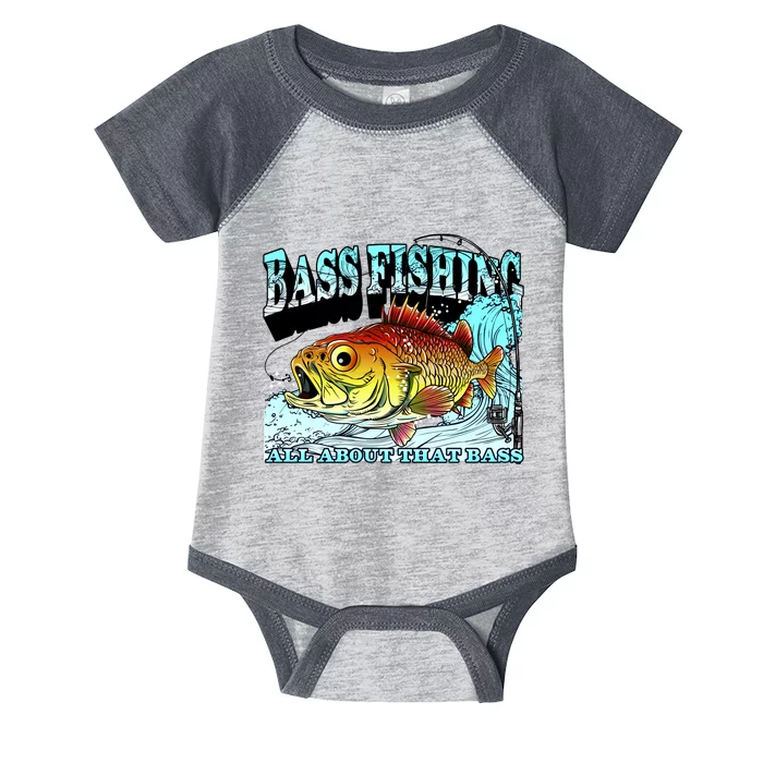 Bass Fishing All About That Bass Infant Baby Jersey Bodysuit