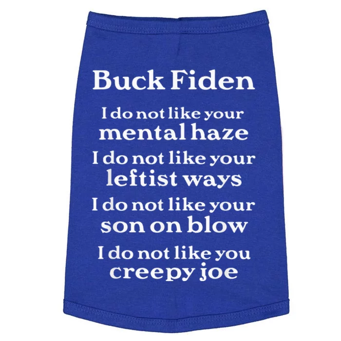 Buck Fiden Anti Biden Doggie Tank