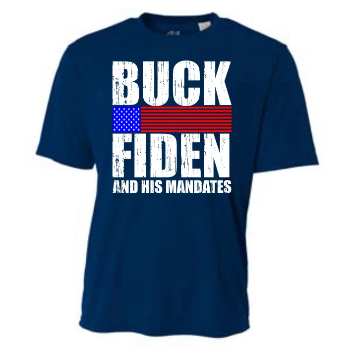 Buck Fiden And His Mandates Cooling Performance Crew T-Shirt