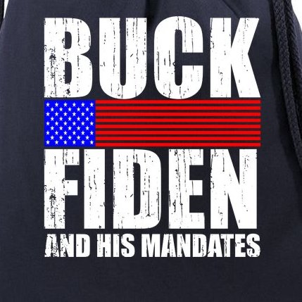 Buck Fiden And His Mandates Drawstring Bag