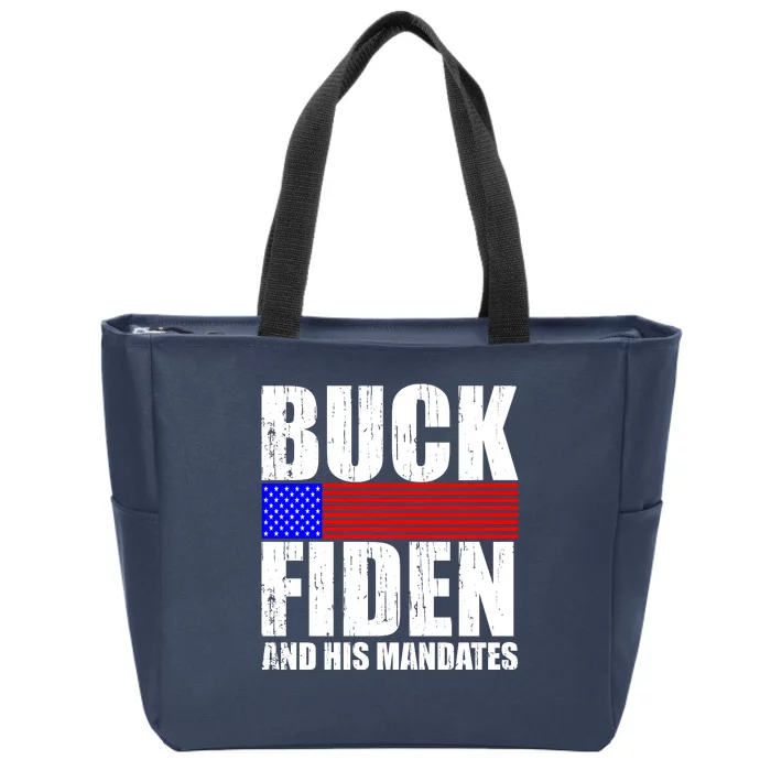 Buck Fiden And His Mandates Zip Tote Bag